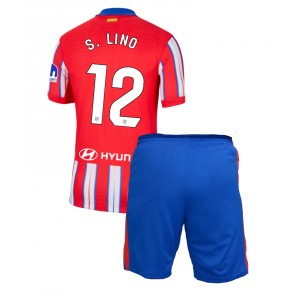 Atletico Madrid Samuel Lino #12 Dětské Domácí dres komplet 2024-25 Krátký Rukáv (+ trenýrky)